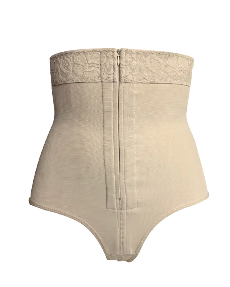 Damen Shapewear Slip Doppelter Kontrolle Po Lifter Unterwäsche