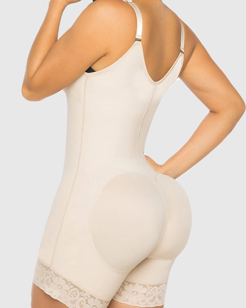 Shapshe® Schlanke Fajas mit Verstellbaren Trägern Bauchkontrolle Po-Lifter Shapewear