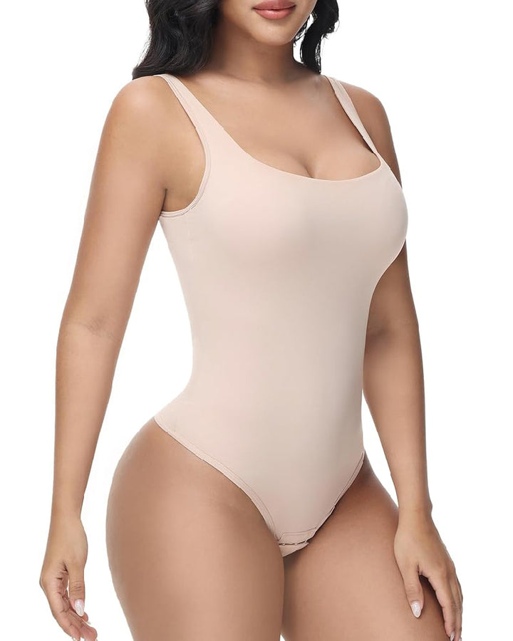 Shapshe® Nahtlose Bauchweg Tanga Rückenfrei Ausschnitt Shapewear