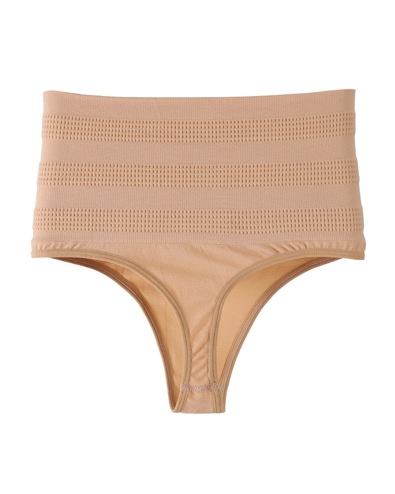 Hoher Taille Sexy Dreieck Tanga Slip Bauchkontrolle Shapewear