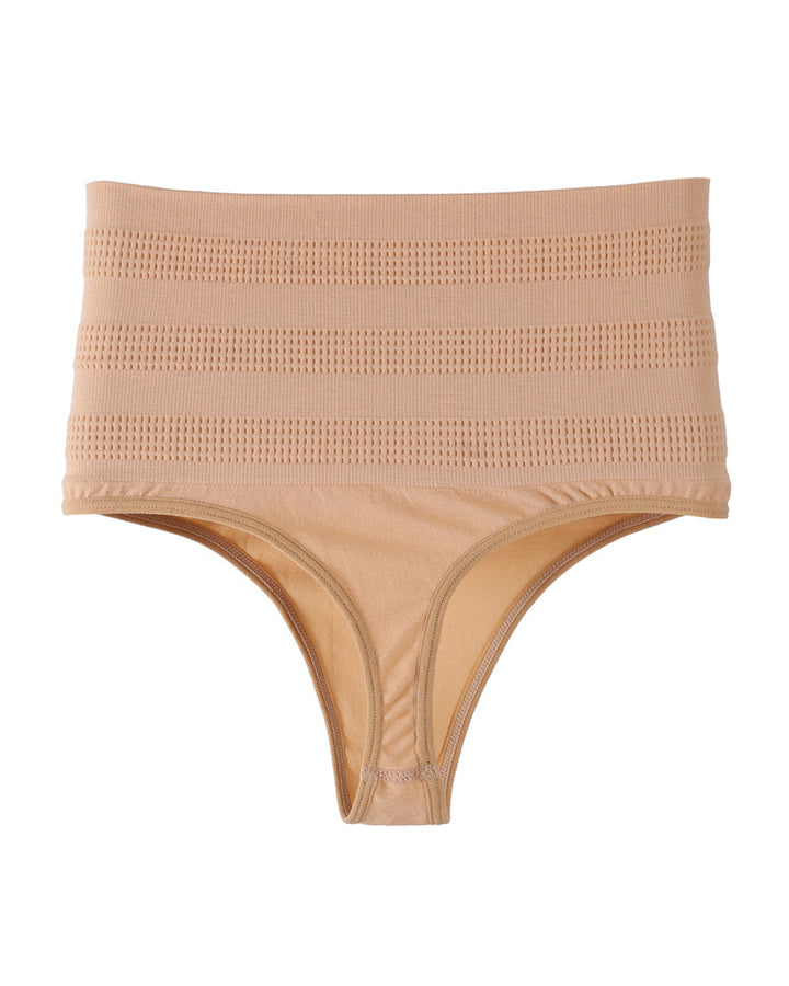 Hoher Taille Sexy Dreieck Tanga Slip Bauchkontrolle Shapewear