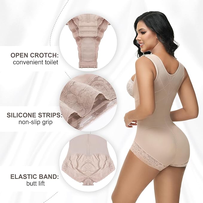Shapshe® Fajas Colombianas Doppelter Bauchweg Rückenstütze Shapewear