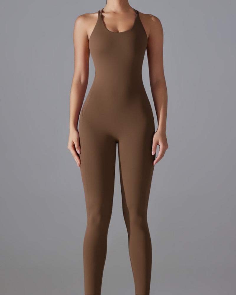 Hüfthebender Schnelltrocknender Enger Cross Body Fitness Overall