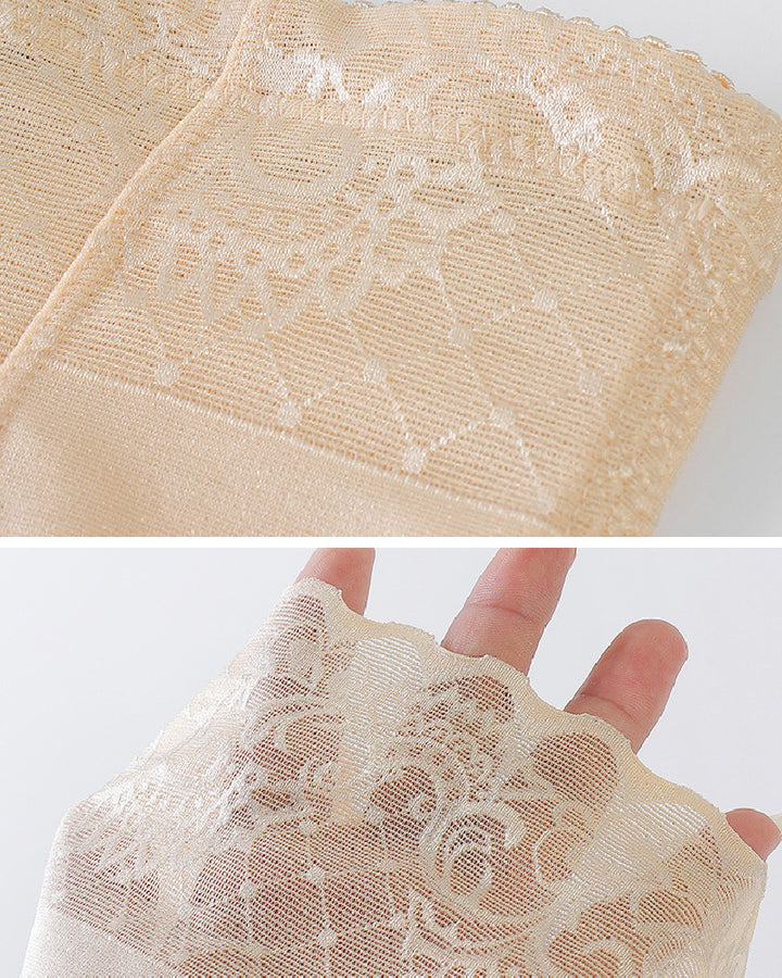 Hohe Taille Reißverschluss Mieder Shapewear Po-Lift Slip