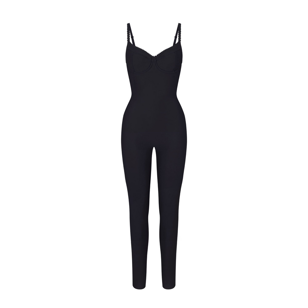 Shapshe® Bodycon Leopardenmuster Ärmellos Push Up Jumpsuit