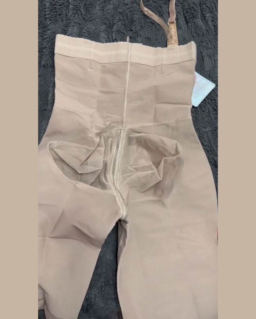 Shapshe® Figurformende Shorts mit Hohem Bund und Reißverschluss