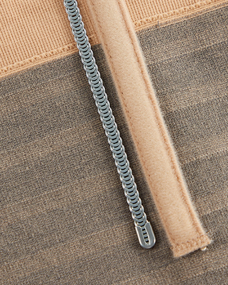 Damen Hohe Taille Gestreifte Bauchkontrolle Shapewear Po Lift Miederslip