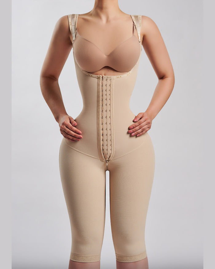 Shapshe® Offene Brust knielang feste PostpartumBauchstraffung Ganzkörper Shapewear