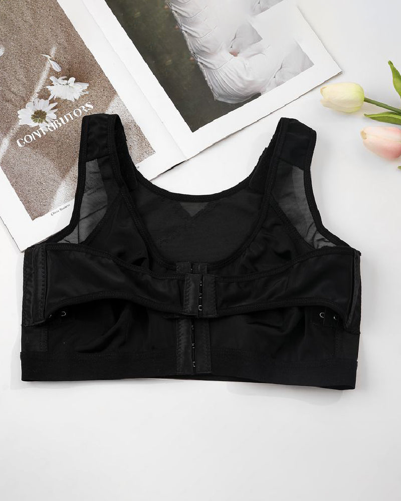 Frontverschluss Postoperative Kompression BH mit Bruststützgürtel