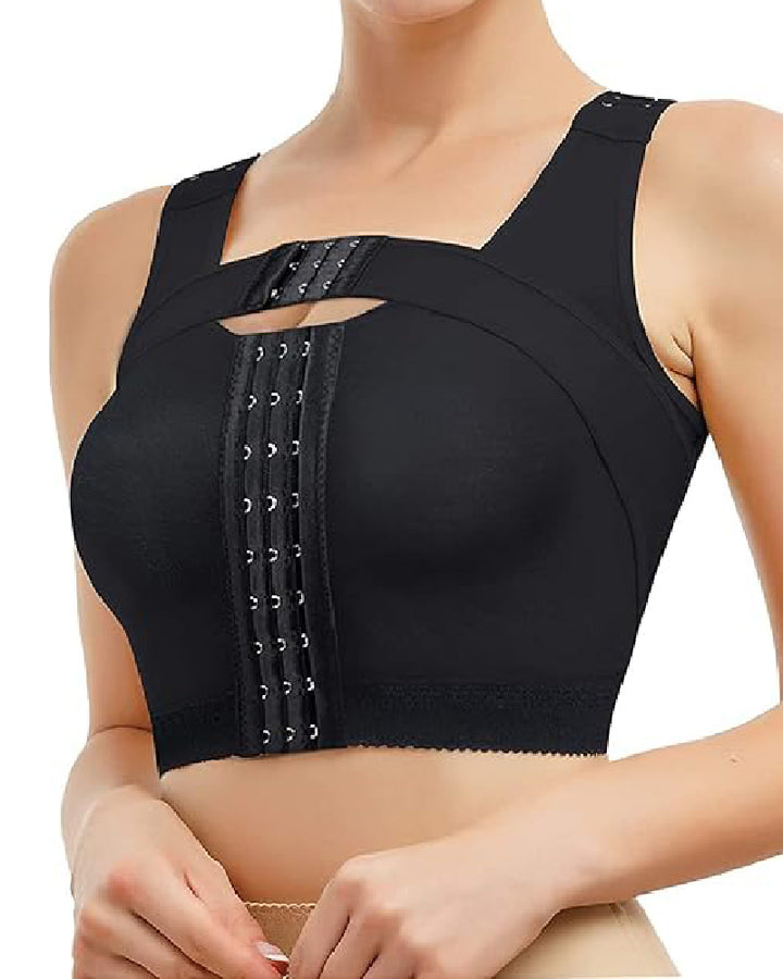 Frontverschluss Postoperative Kompression BH mit Bruststützgürtel