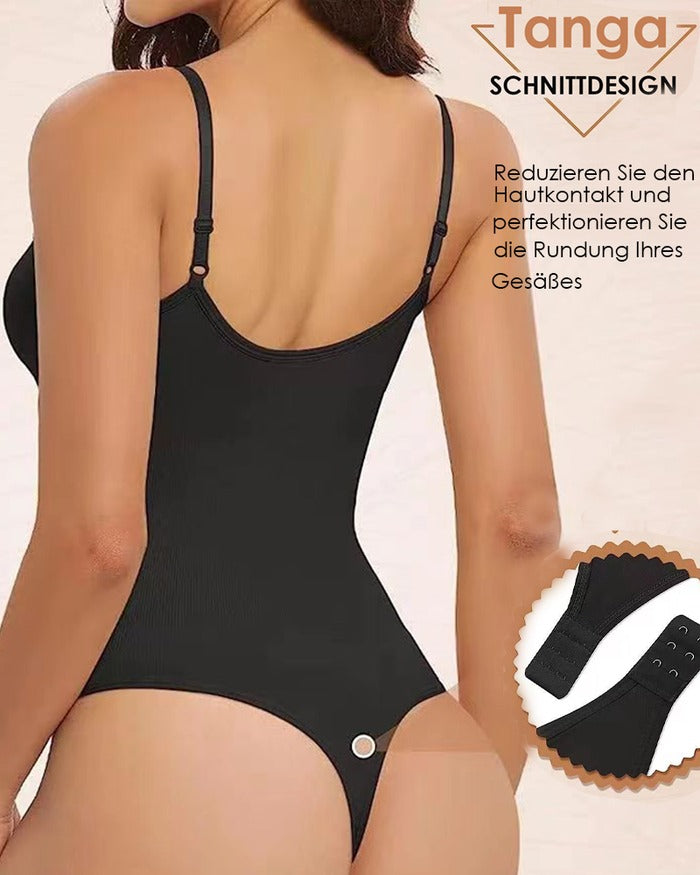 Shapshe® Nahtlose Bauchweg Rundhals Tanga Tanktop Body Shaper Bodysuits