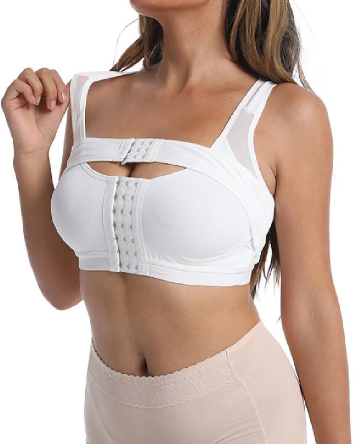 Frontverschluss Postoperative Kompression BH mit Bruststützgürtel