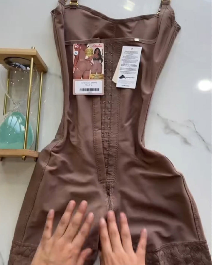 Shapshe® Fajas Colombianas Hohe Kompression Haken und Ösen Bauchweg Sanduhr Shapewear