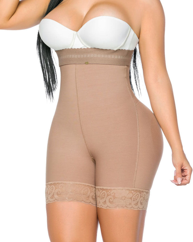 Shapshe® Hochtaillierte Po Lifter Doppelkompression Shapewear Shorts