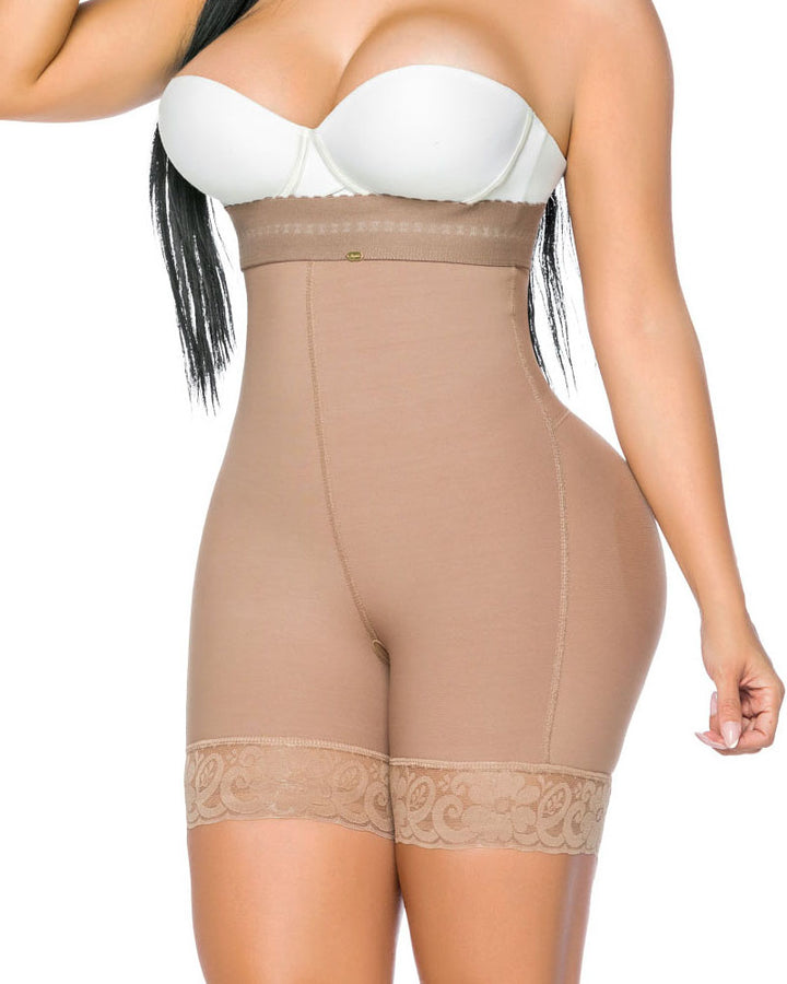 Shapshe® Hochtaillierte Po Lifter Doppelkompression Shapewear Shorts