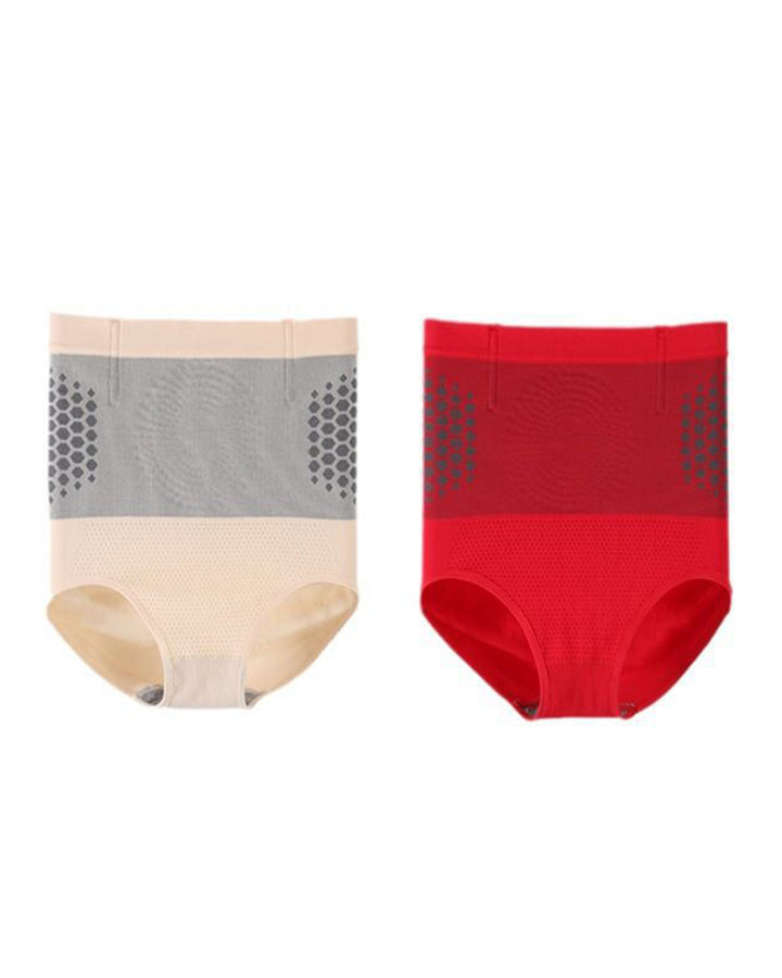 Damen Magnettherapie Wärmende Uterus Höschen Nahtlose Bauchkontrolle