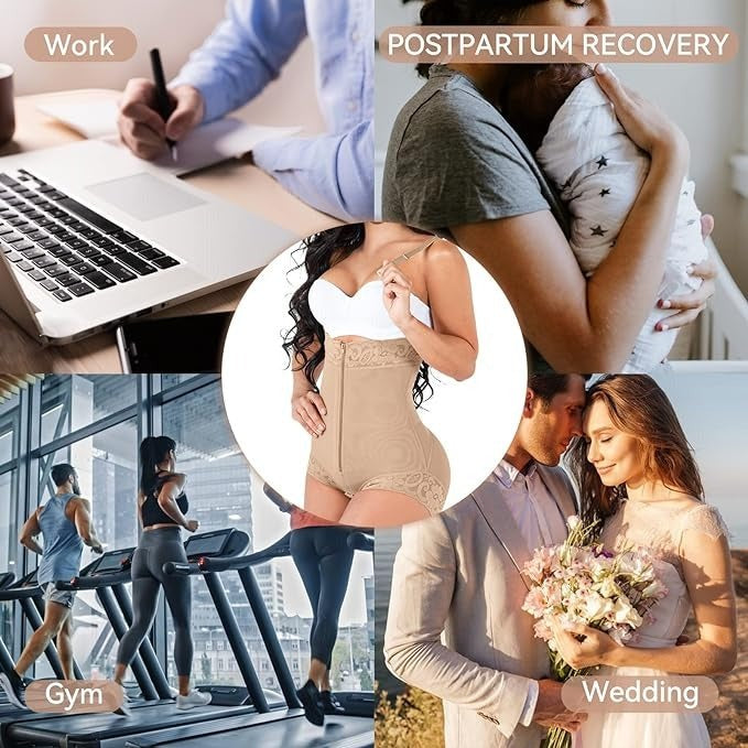 Shapshe® Damen Shapewear Ganzkörperformer Hüftheber Faja Colombiana Taillentrainer