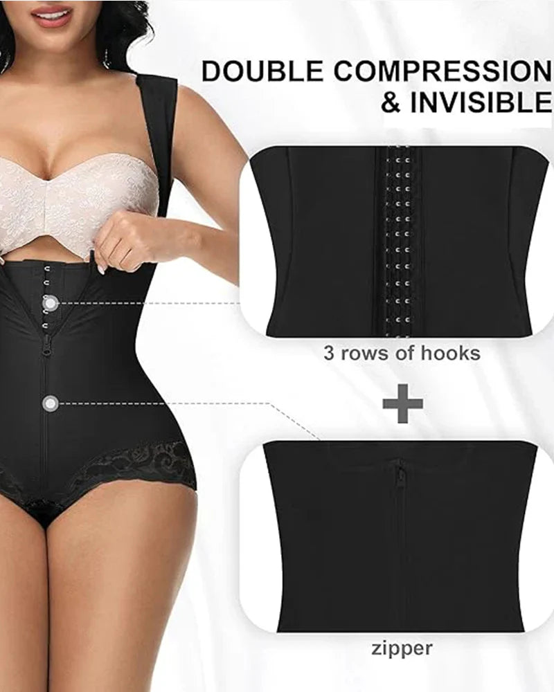 Shapshe® Fajas Colombianas Doppelter Bauchweg Rückenstütze Shapewear