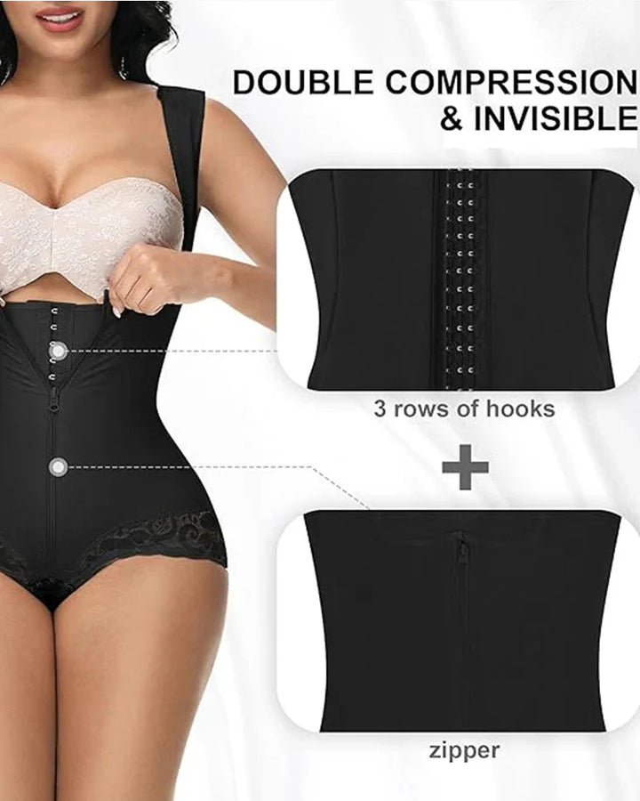 Shapshe® Fajas Colombianas Doppelter Bauchweg Rückenstütze Shapewear