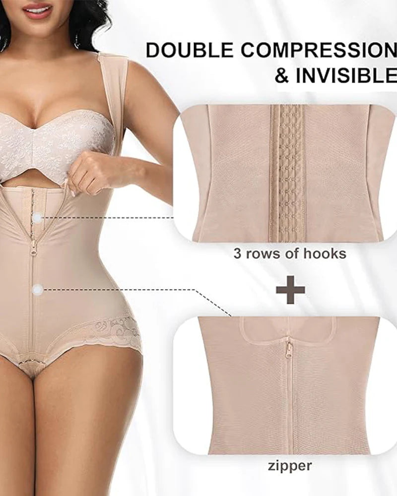 Shapshe® Fajas Colombianas Doppelter Bauchweg Rückenstütze Shapewear