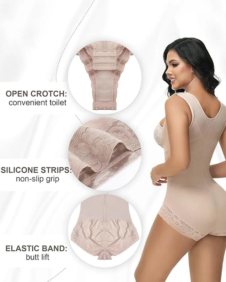 Shapshe® Fajas Colombianas Doppelter Bauchweg Rückenstütze Shapewear
