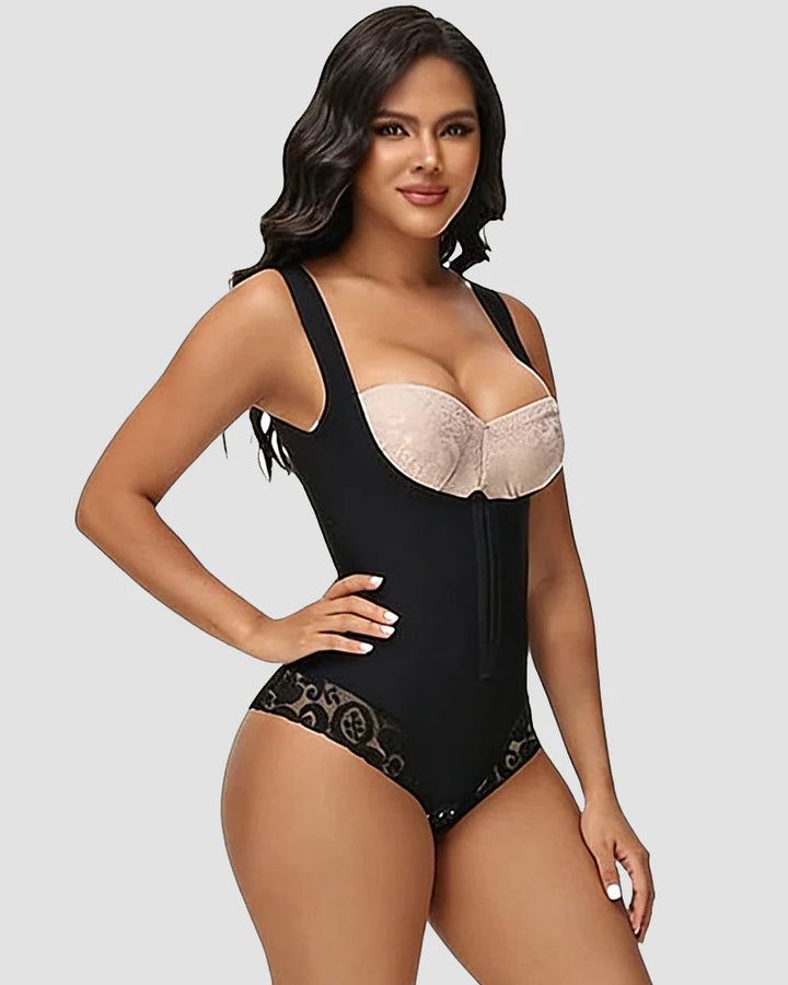 Shapshe® Body Shaper Schlankheits-Bauchkontrolle Fajas offene Brust-Shapewear