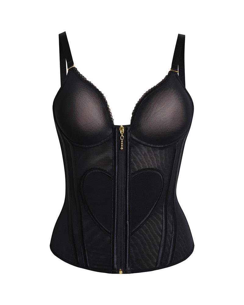 Shapshe® Fajas Colombianas Korsett Top mit Bauchstraffung und Taille Trainer