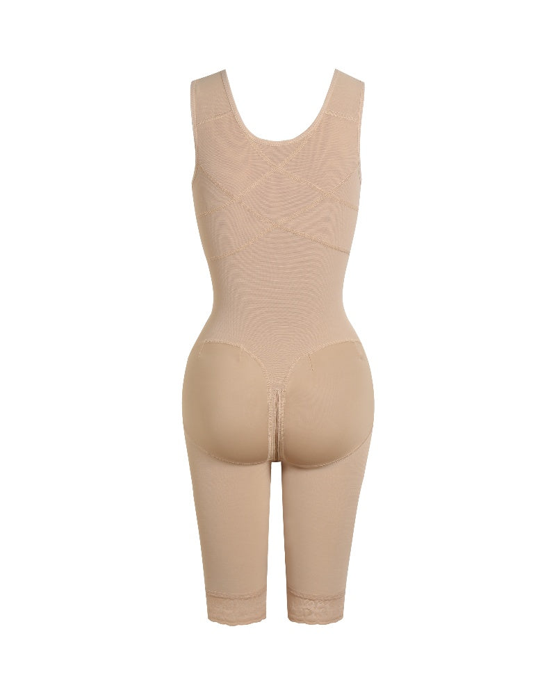 Verstellbare Bauchweg Shapewear Fajas Colombianas mit BH
