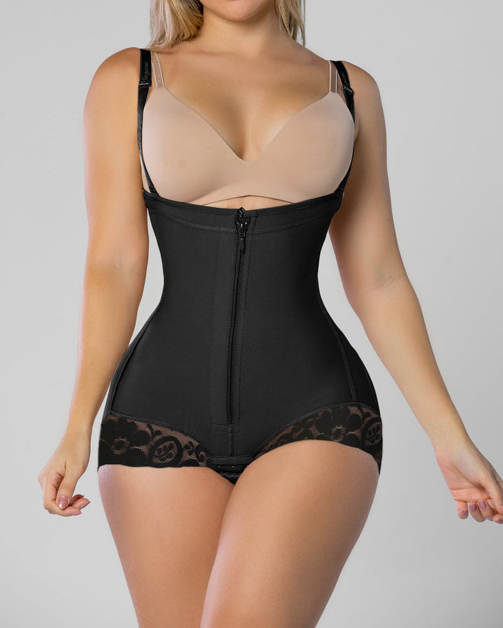 Shapshe® Bauchkontrolle Faja Body Korsett Shaper Offener Busen mit Reißverschluss