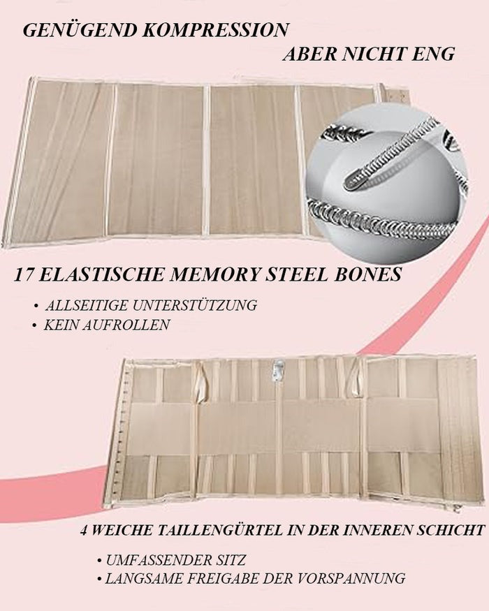 Shapshe® Body Shaper Tanktop mit Reißverschluss und Taillentrainer