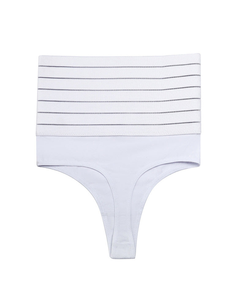 Hohle Atmungsaktive Hoher Taille Po-Lift Elastische Nahtlose Tanga Formende Unterwäsche