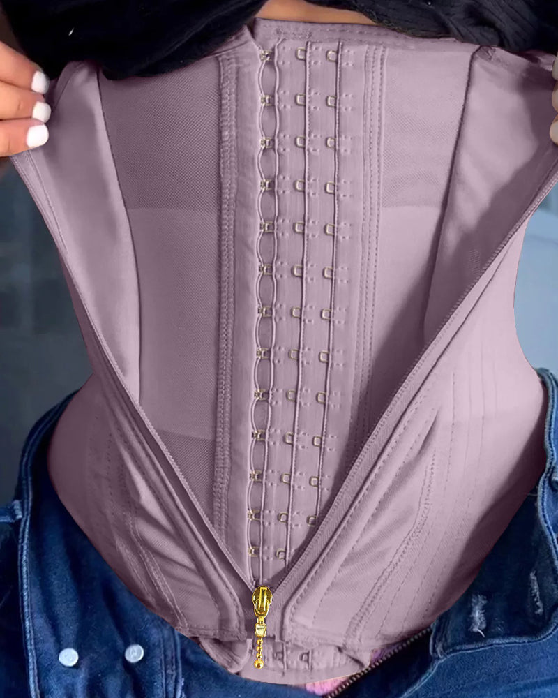 Shapshe® Body Shaper Tanktop mit Reißverschluss und Taillentrainer