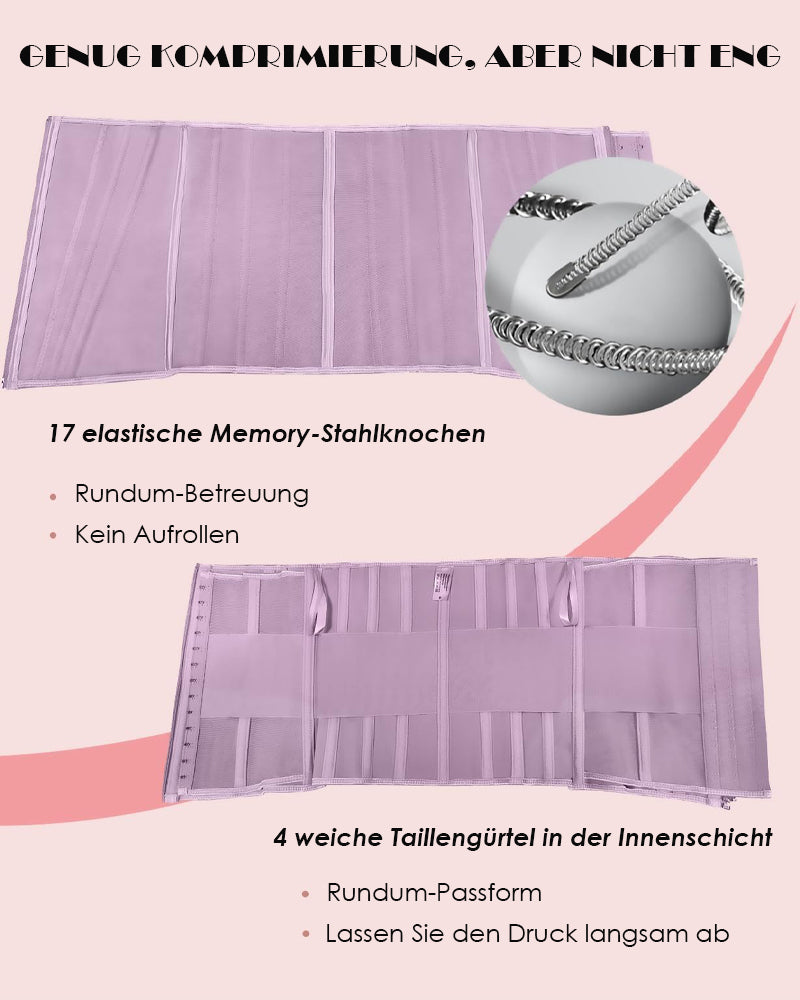 Shapshe® Body Shaper Tanktop mit Reißverschluss und Taillentrainer