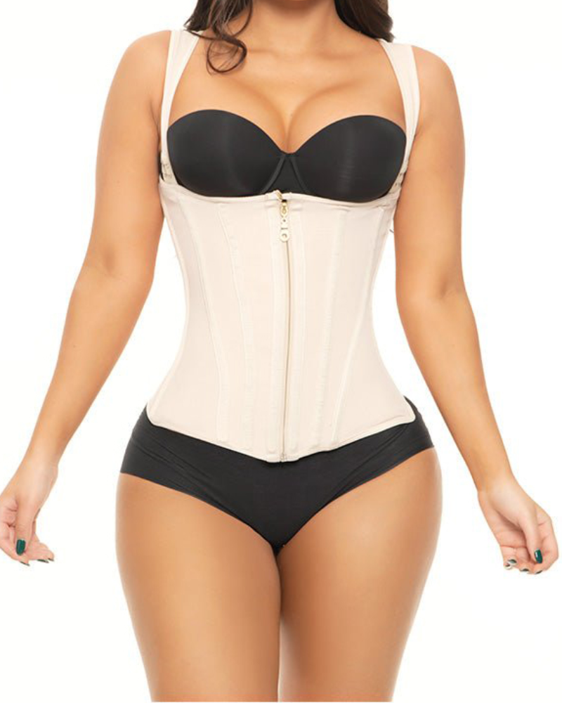 Shapshe® Body Shaper Tanktop mit Reißverschluss und Taillentrainer