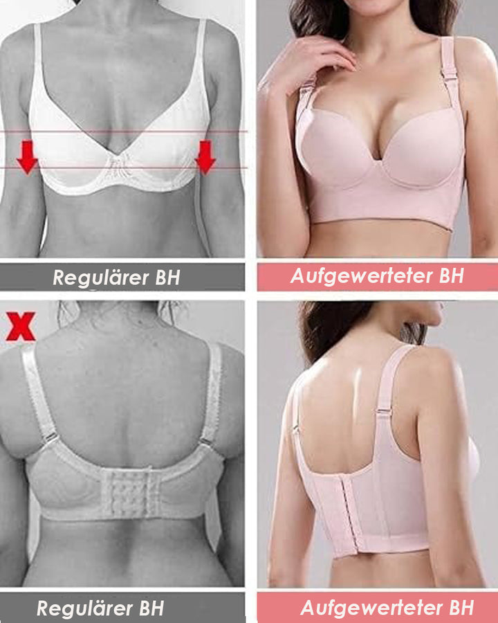Shapshe® Push Up BH mit Tiefen Körbchen und Vollständiger Rückenabdeckung