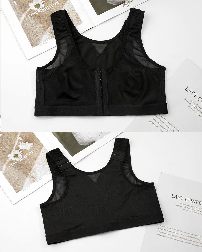 Damen BH mit Vorderverschluss und verstellbaren Schultergurten