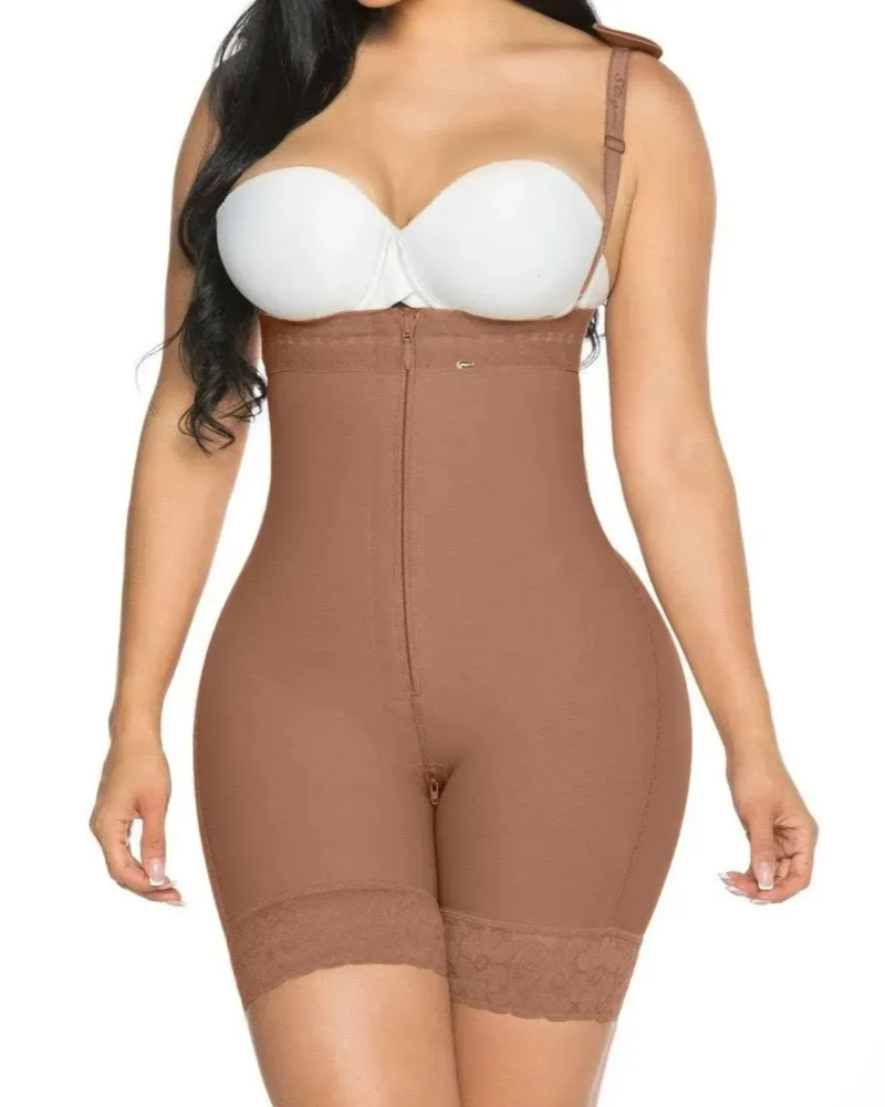 Shapshe® Firm Control Offene Büste Ganzkörper Shaper Bodysuit Shapewear