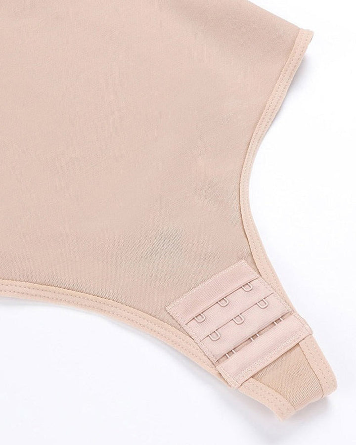Nahtloser Bauchweg Bodysuit Po-Lifter Tanga Rückenfreier Body Shaper