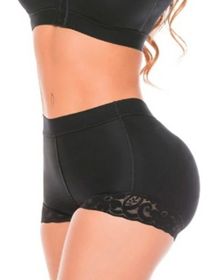 Shapshe® Hohe Taille für Damen Hüftverstärker Bauchkontrolle Spitzen-Körperformer Shapewear