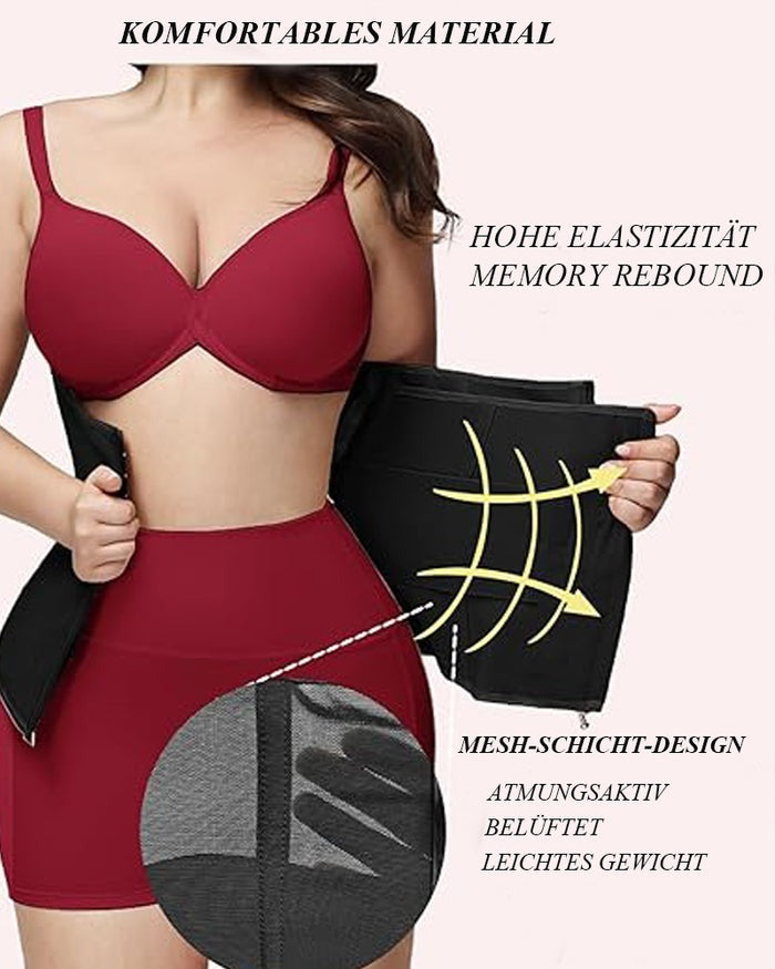 Shapshe® Body Shaper Tanktop mit Reißverschluss und Taillentrainer