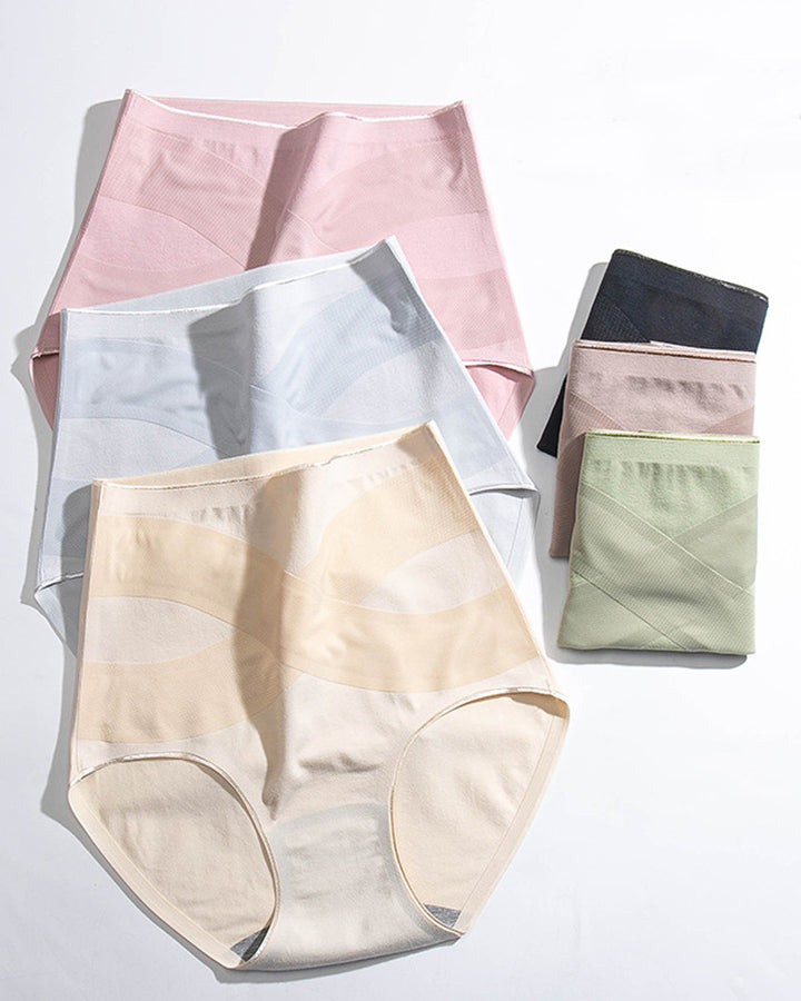 Damen Nahtloser Graphenehoher Hoher Taille Bauchweg Baumwolle Unterwäsche