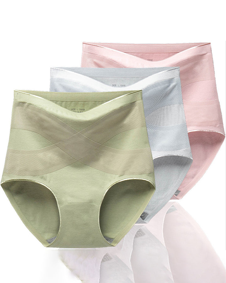 Damen Nahtloser Graphenehoher Hoher Taille Bauchweg Baumwolle Unterwäsche