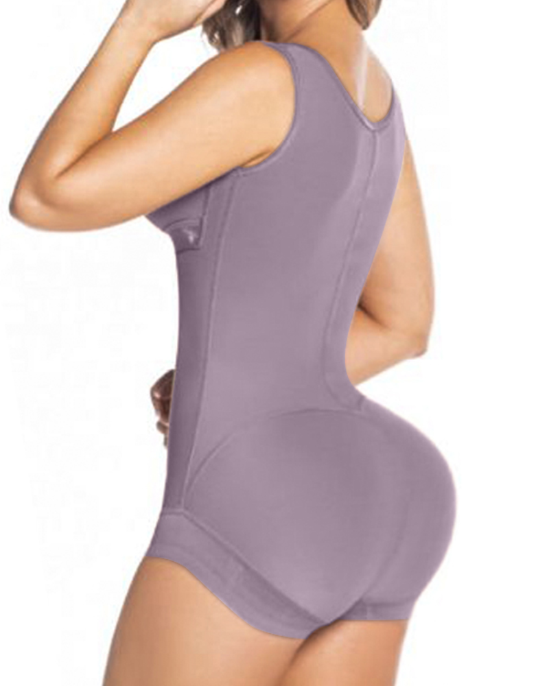 Shapshe® Hohe Kompressions Bodysuits für die volle Brust mit Haken und Ösen