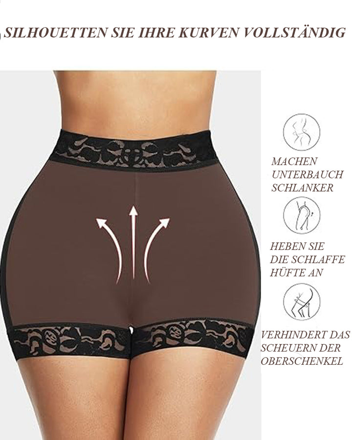 Shapshe® Po-Lifter ShapingShorts mit mittlerer Taille und Bauchkontrolle für Damen