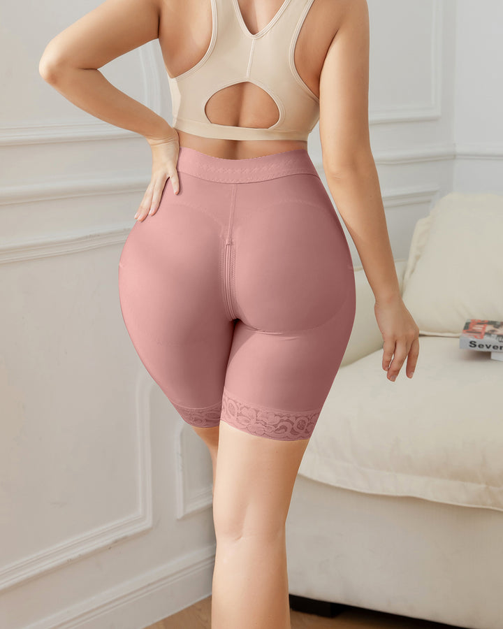 Shapshe® Frauen Tummy Control Butt Lifter Hohe Taille Oberschenkel Schlanker RosyBrown Höschen