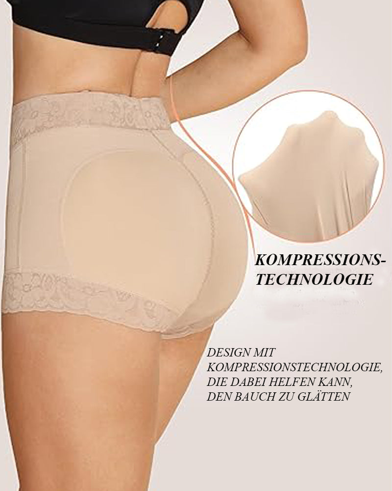 Shapshe® Klassischer Damen Körperformer mit Spitze Po-Lifter Bauchweg Unterwäsche Höschen Glättungs Slip