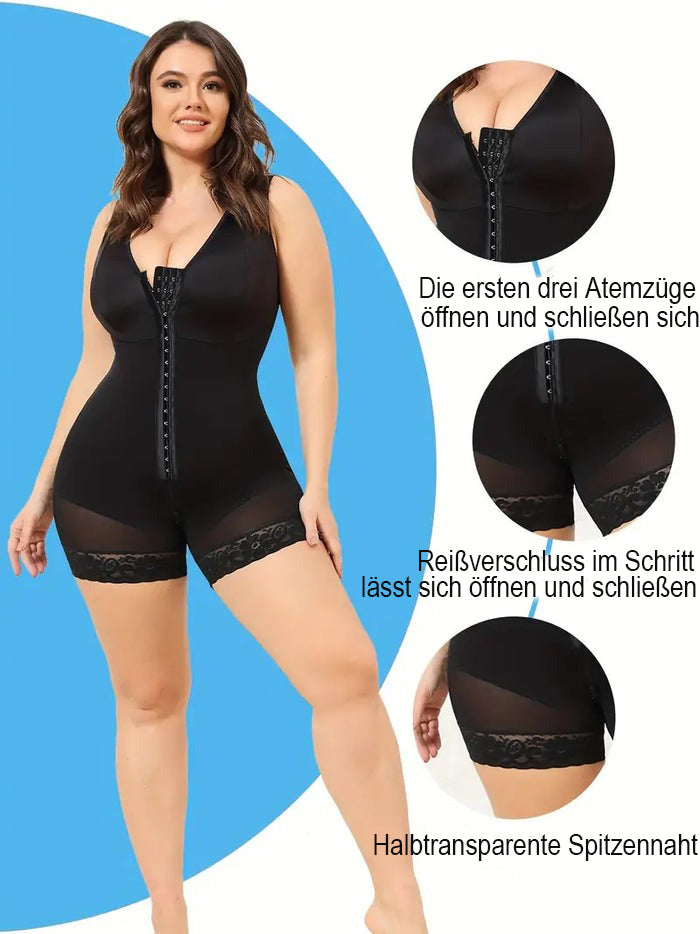 Shapshe® Kurzer Hüftgürtel mit Hoher Kompression und Broschen Brustgürtel mit Brust für den Täglichen und Postoperativen Gebrauch