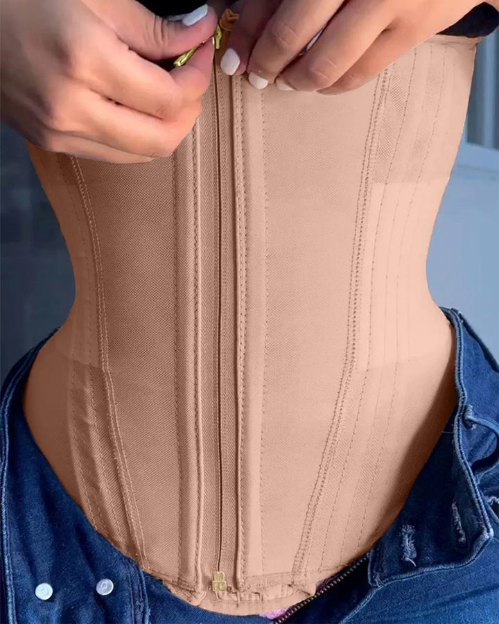 Shapshe® Body Shaper Tanktop mit Reißverschluss und Taillentrainer