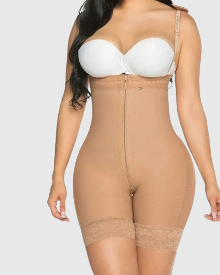 Shapshe® Firm Control Offene Büste Ganzkörper Shaper Bodysuit Shapewear