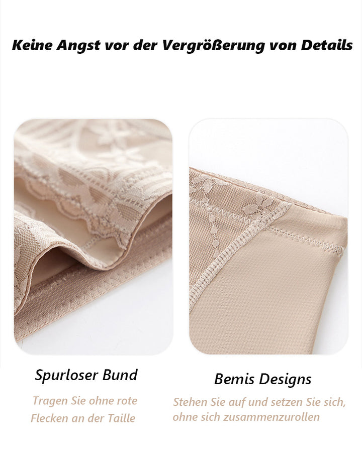 Damen Hoher Taille Nahtlos Anti-Rolling Slip Bauchweg Postpartale Formende Unterwäsche